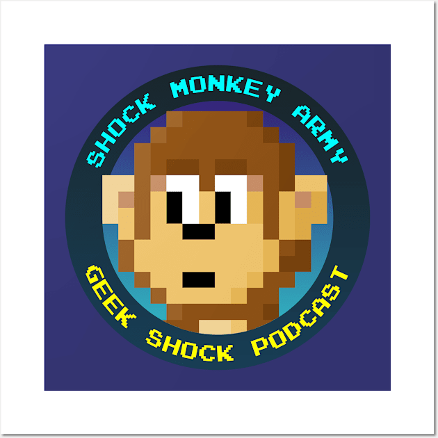 Shock Monkey Army Wall Art by Geek Shock